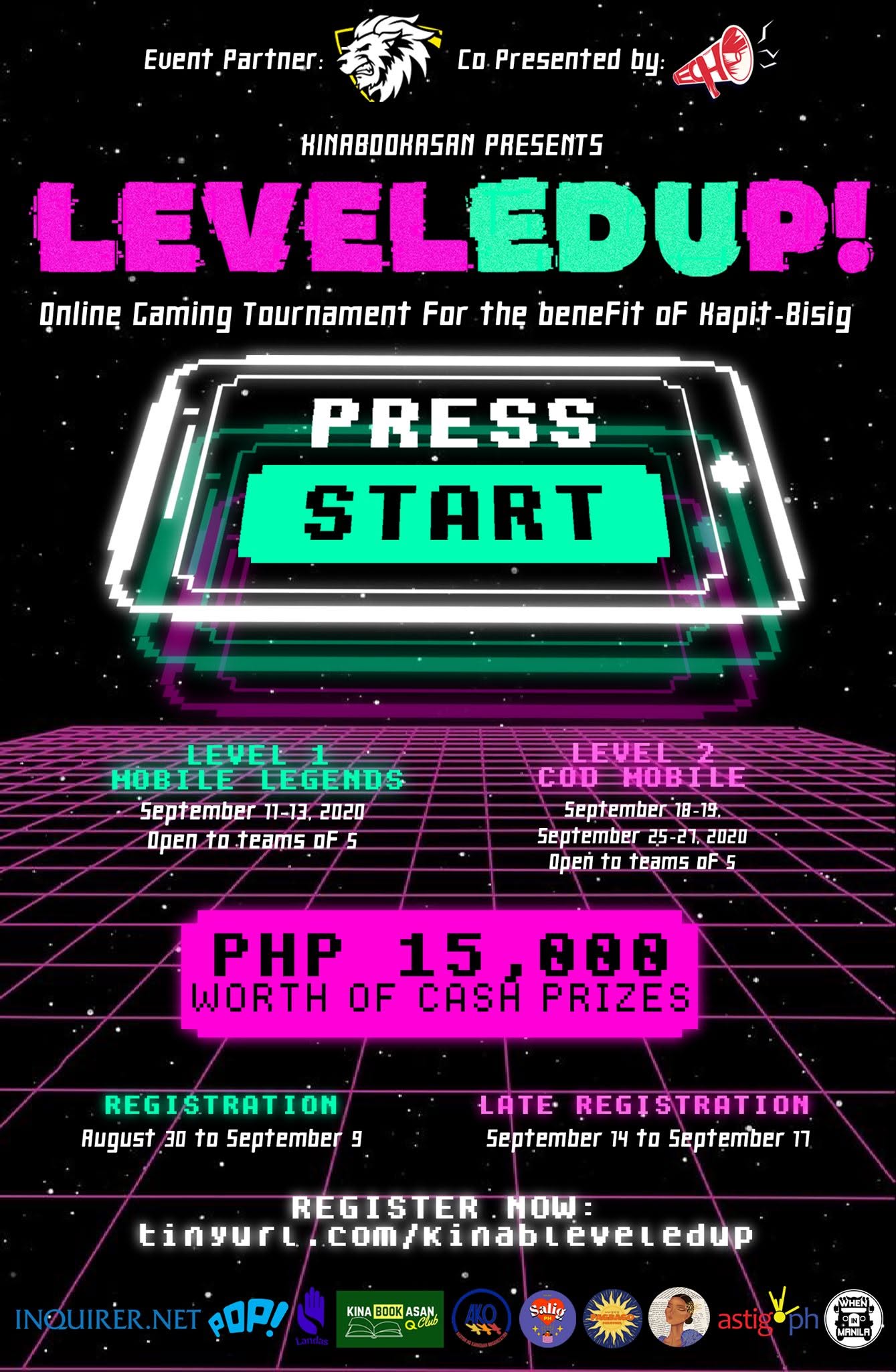kinabookasan tournament poster